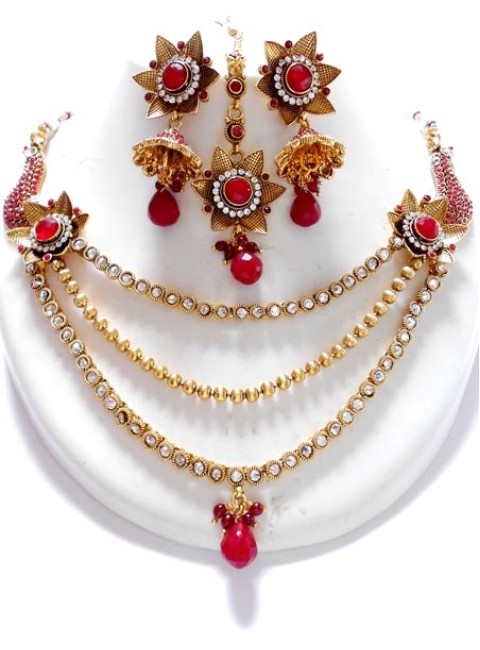 Polki Necklace Set